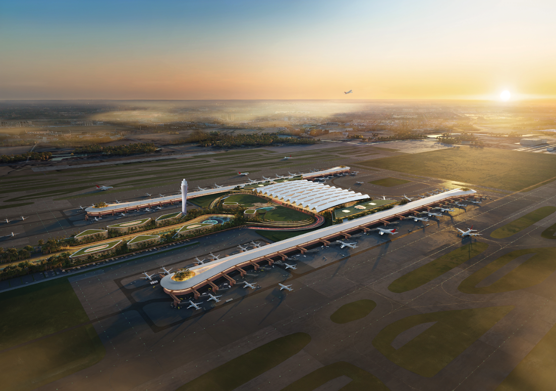 Overview of Gia Binh International Airport